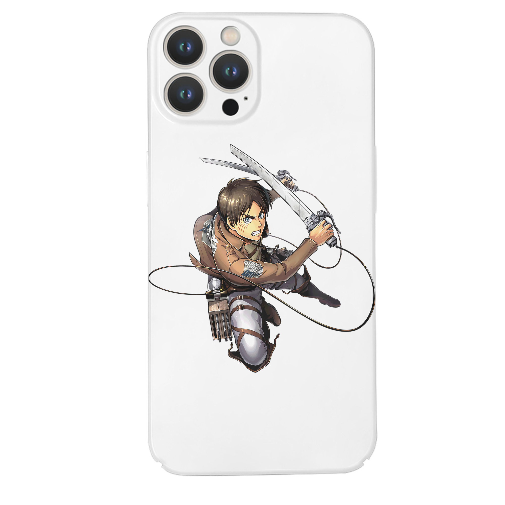 （画像用） 進撃の巨人 エレン･イェーガー Attack on Titan Eren Jäger 【iPhone 14シリーズ対応】ハードケース